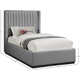 Chamblis Upholstered Wingback Bed