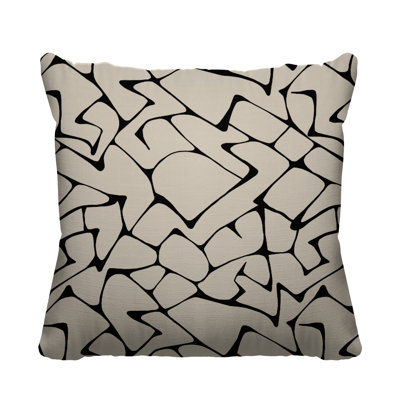 Huxley Geometric Outdoor Reversible Throw Pillow