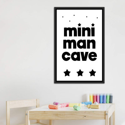 Mini Man Cave - reproduction d'art textuel
