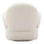 Chaise pivotante blanche