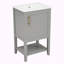 Meuble-lavabo simple 20 po avec plateau Shokraji-185137531