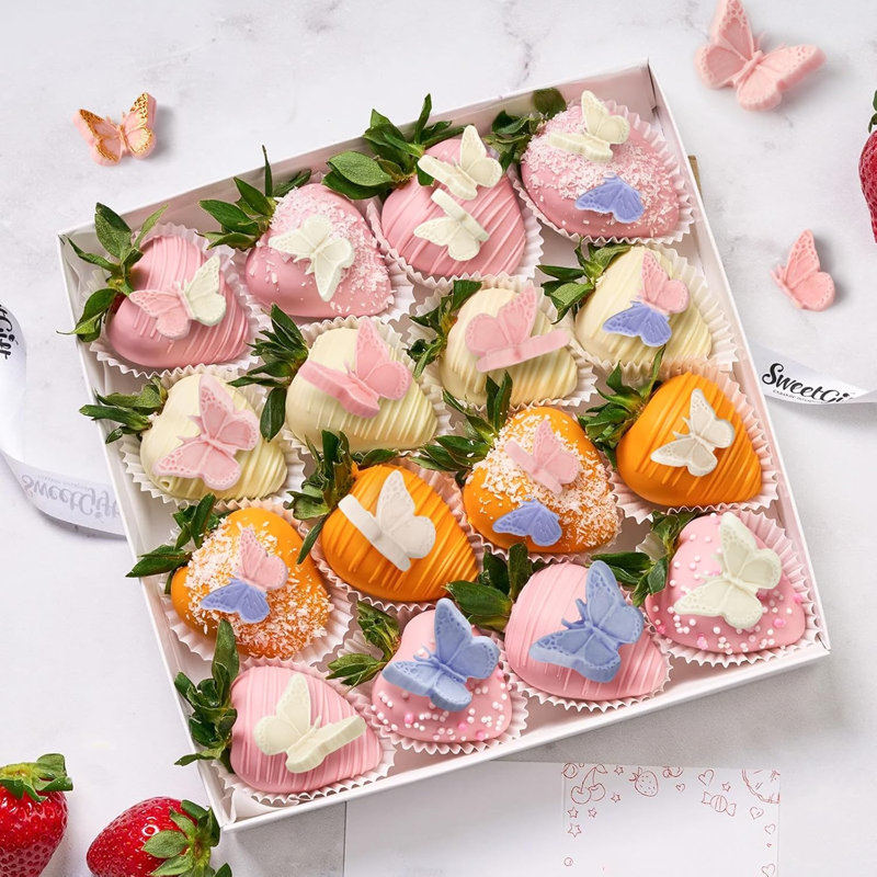 3Pcs Mini Butterfly Silicone Fondant Molds