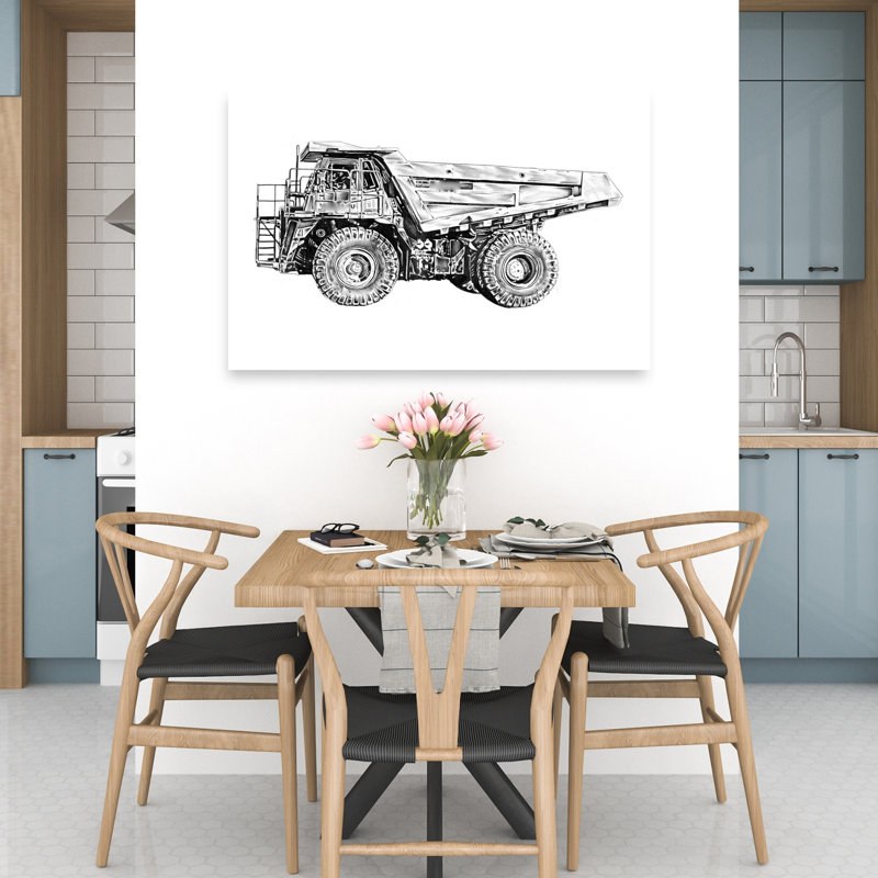 Reproduction d'art mural industriel, H 32 po x l 48 po