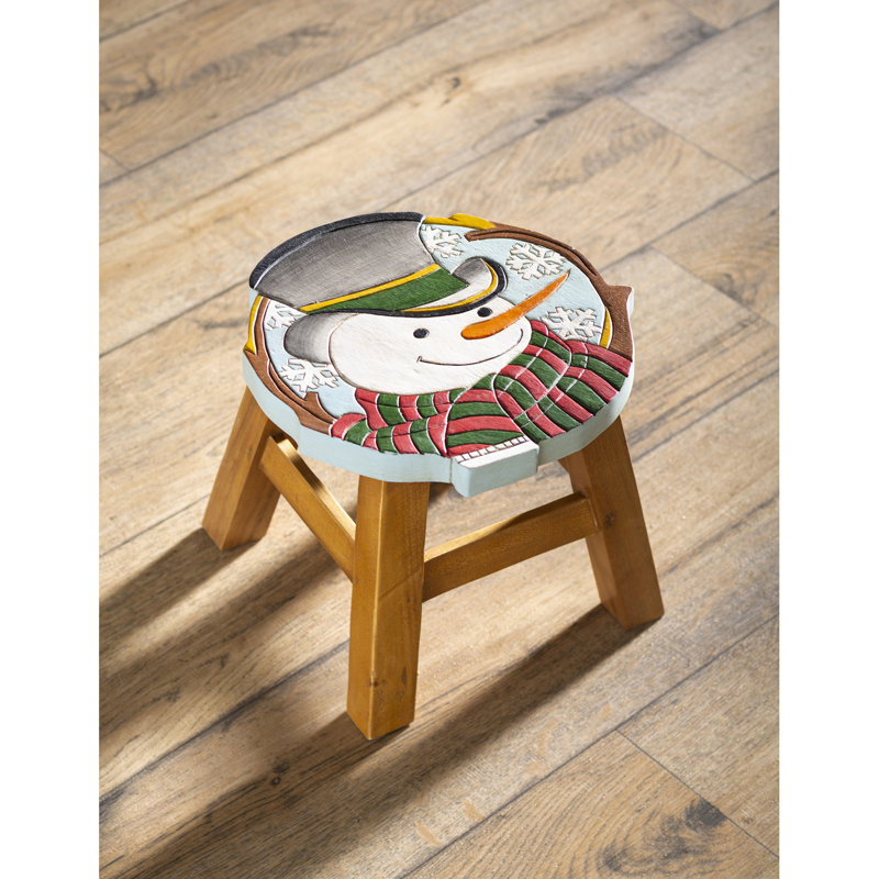 Dianette Solid Wood Accent Stool