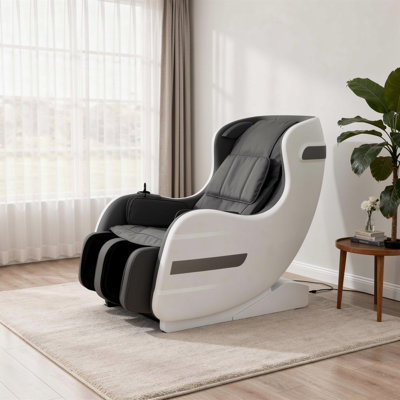 Fauteuil de massage Marty 7 modes avec rouleau 3D, similicuir noir