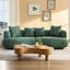 Canapé modulaire incurvé 102,36 po Mid-Century-1684534250