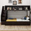 Lit superposé simple au dessus d'un lit double Imbi Kids-320521053
