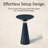 Bozovich Solid Wood Pedestal End Table-123028070-120541438