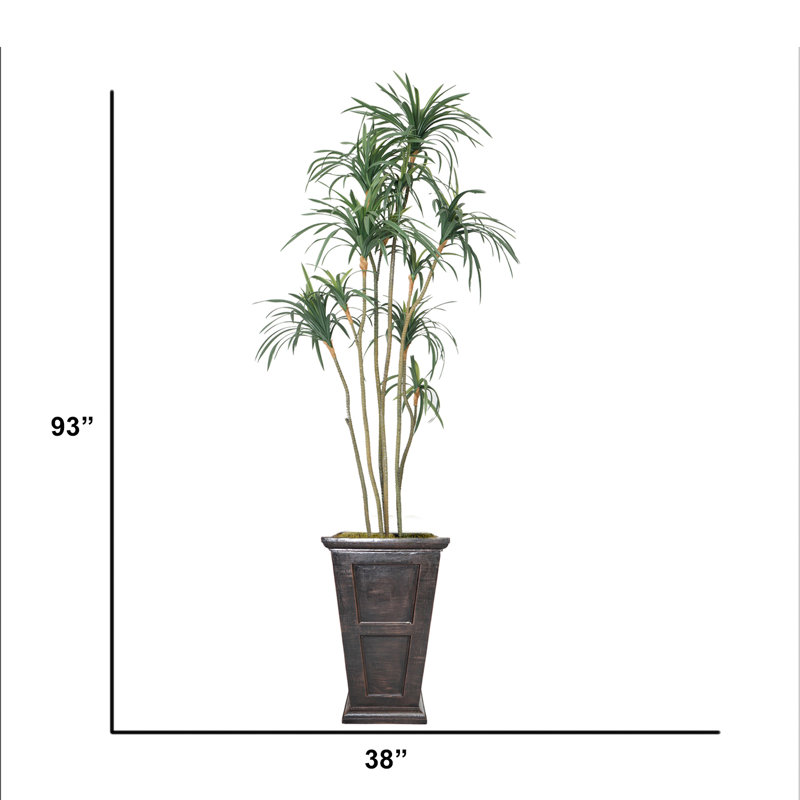 Arbre de dragon artificiel en pot 93 po