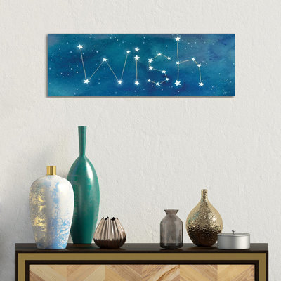 Star Sign Wish by Cynthia Coulter - Wrapped Canvas Panoramic Print