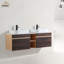 Ensemble de meuble-lavabo double 60 po