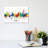 Manchester England Skyline Splash by Michael Tompsett - Wrapped Canvas Gallery-Wrapped Canvas Giclée-121733209