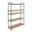 Hankey Etagere Bookcase in Oak and Sandy Black-180495840