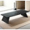 Black solid wood rectangular large-panel desk