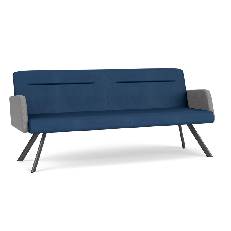 Pieds de canapé Willow, Gris anthracite, Patriot Plus - bleu / gris Chambray - vinyle, Yes