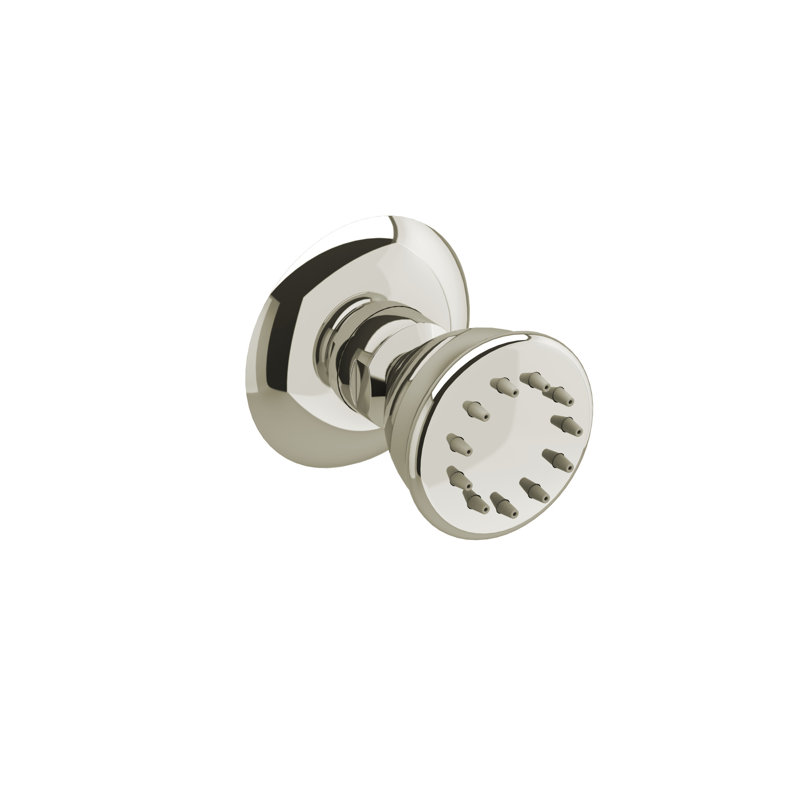 Vaporisateur pour le corps à fonction unique Riobel, Nickel poli