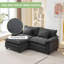 Canapé modulaire avec repose-pieds de 86 po Arale-558222378