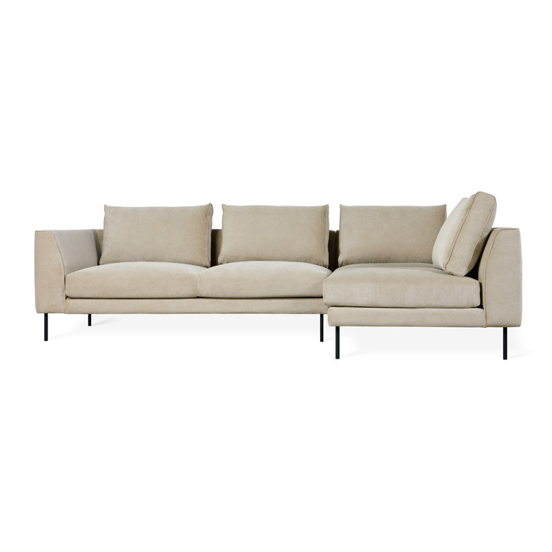 Renfrew XL Sectional, Mersey Caribou, Right Hand Facing