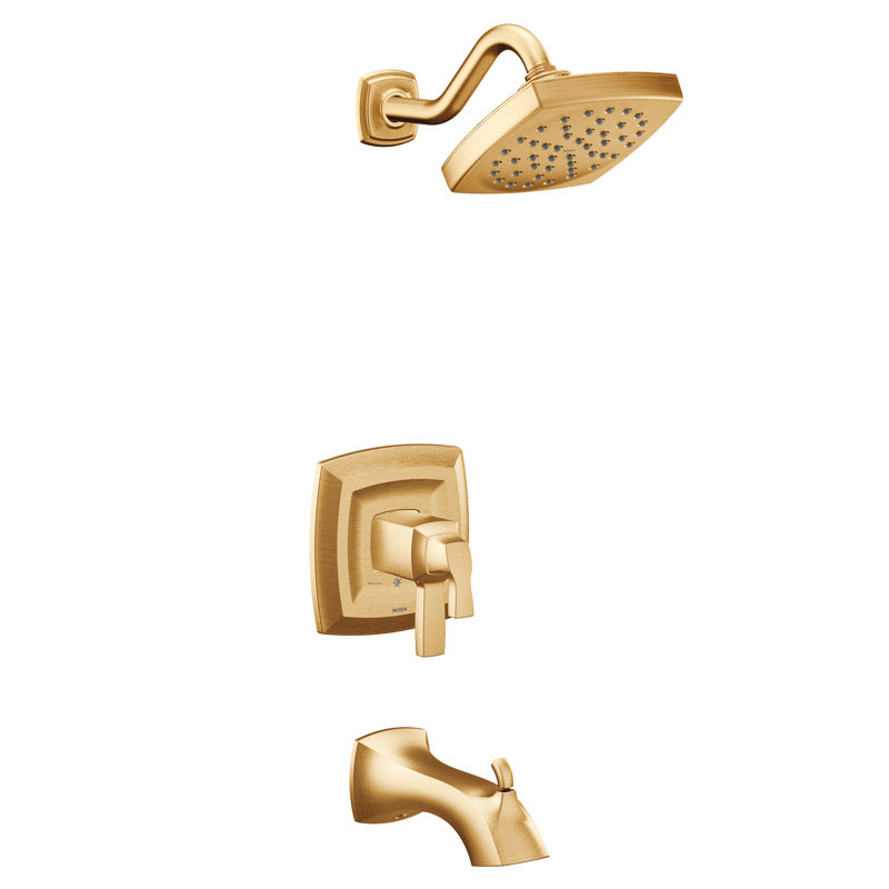 Voss M-CORE 4-Series Eco-Performance Tub And Shower Trim , Valve Required, Brushed Gold