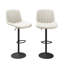 Adjustable Height Counter Stool with Metal Frame-519704135