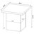 Exeter Mango Square 2-Piece Coffee Table Set