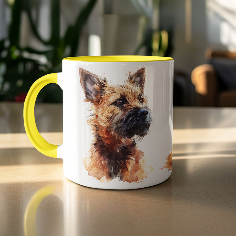 Mug, 2, Yellow