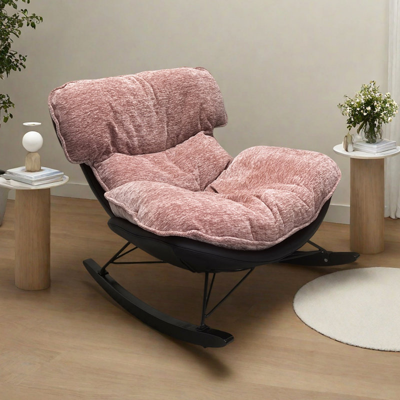 Chaise berçante ergonomique de salon
