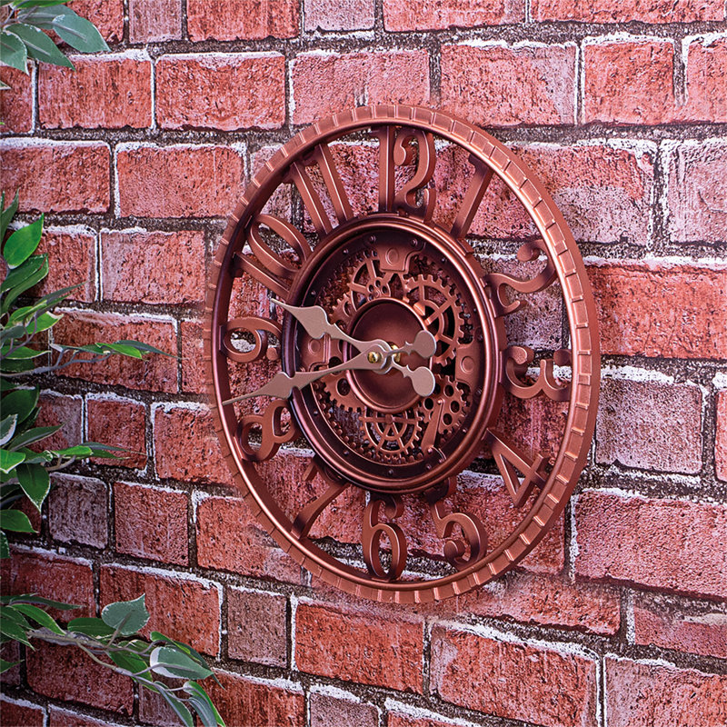Adwitiya 12'' outdoor Wall Clock