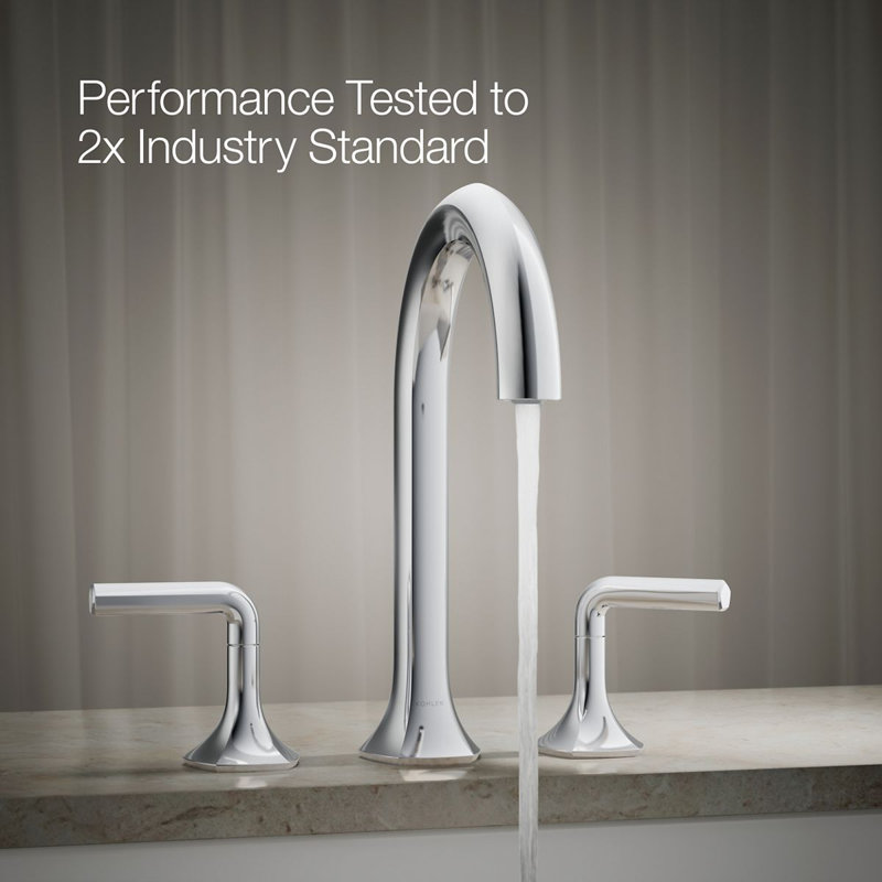 Occasion Deck-Mount Bath Spout With Cane Design, Polished Chrome