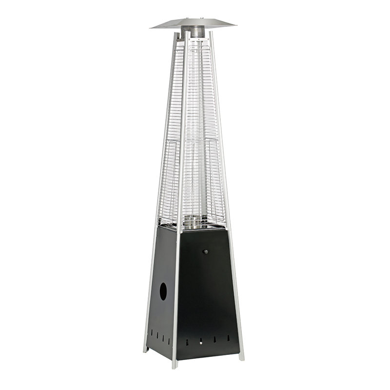 40,000 BTU Pyramid Style Propane Patio Heater, Black