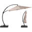  Parasol en porte-à-faux de luxe de 11 pieds avec abat-jour d'extérieur avec protection UV-580564997