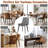Modern PU Leather Upholstered Dining Chairs With Sturdy Metal Legs (Set Of 6)-1017174439