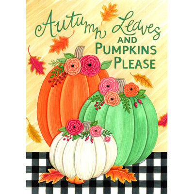 Autumn Leaves by Deb Strain - Wrapped Canvas Print