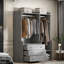 Armoire de rangement ouverte en bois pour chambre Ikeya-1488025190