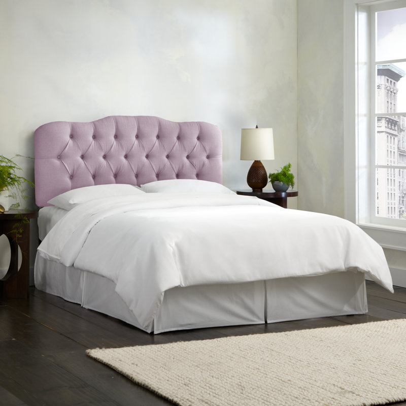 Danicia Upholstered Headboard, Classic Talc Linen, Twin