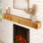 Euri 60" Rustic Fireplace Shelf Mantel