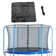 Machrus Upper Bounce Trampoline Safety Net for 16 ft Round Trampolines using 6 Curved Poles
