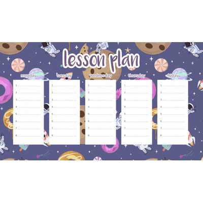 Magnetic Lesson Plan Cookie Universe