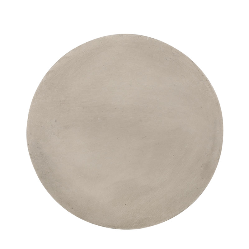 Tyche Northrup Concrete Side Table, Light Gray