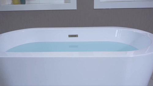 60~ x 30~ Bathtub Wall Set in High Gloss White 40204