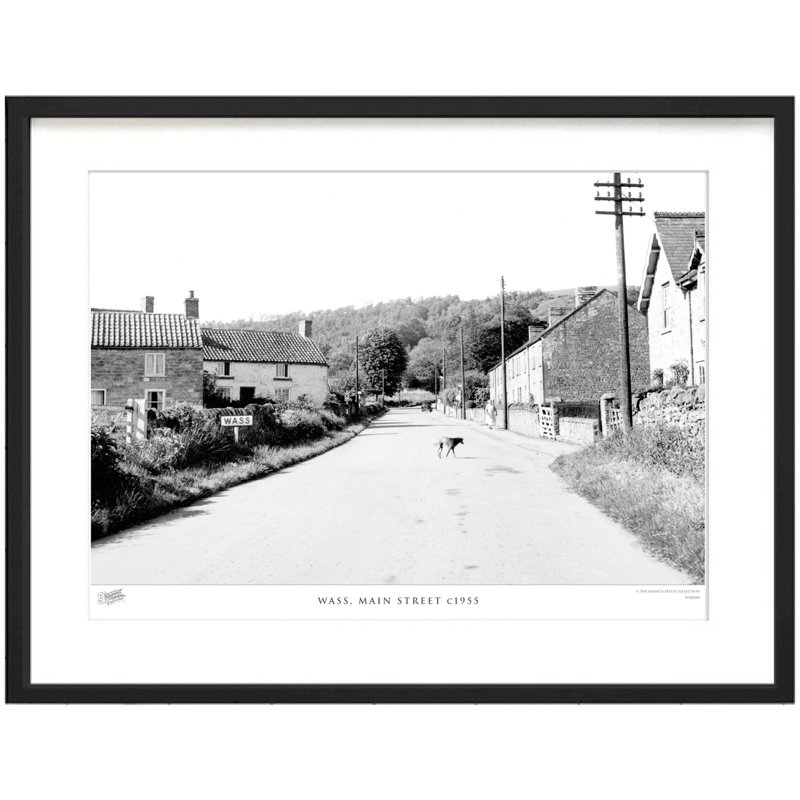Wass, Main Street C1955 by Francis Frith - Single Picture Frame Print, 45cm H x 60cm W x 2.3cm D