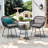 Aaronn Metal Outdoor Lounge Chair-990378288