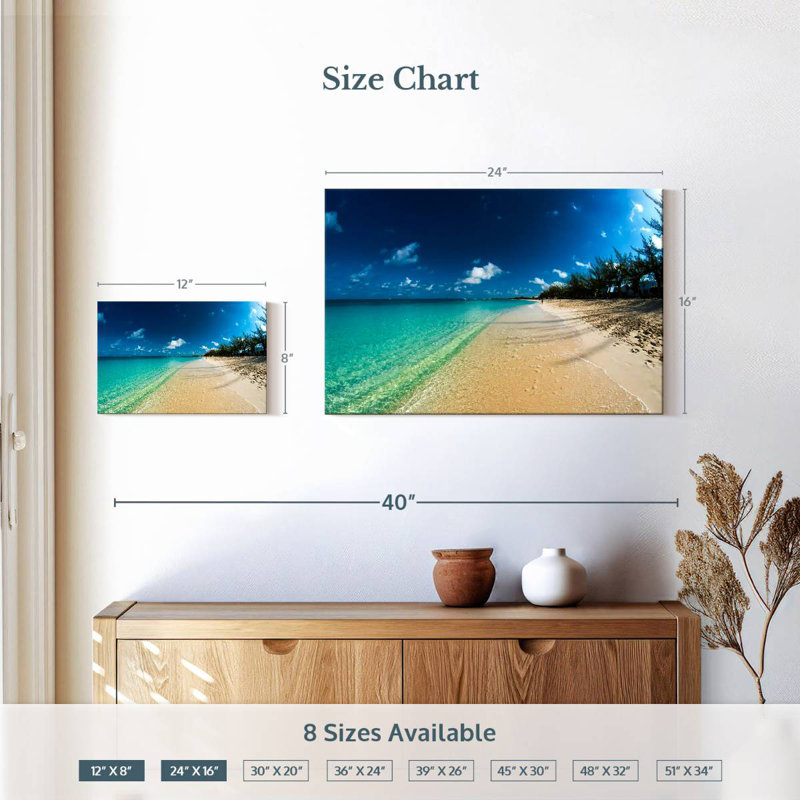 Gillard Grand Cayman Coast, 16" H x 24" W