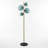 Nordic 4-Light Gold Glass Globe Floor Lamp