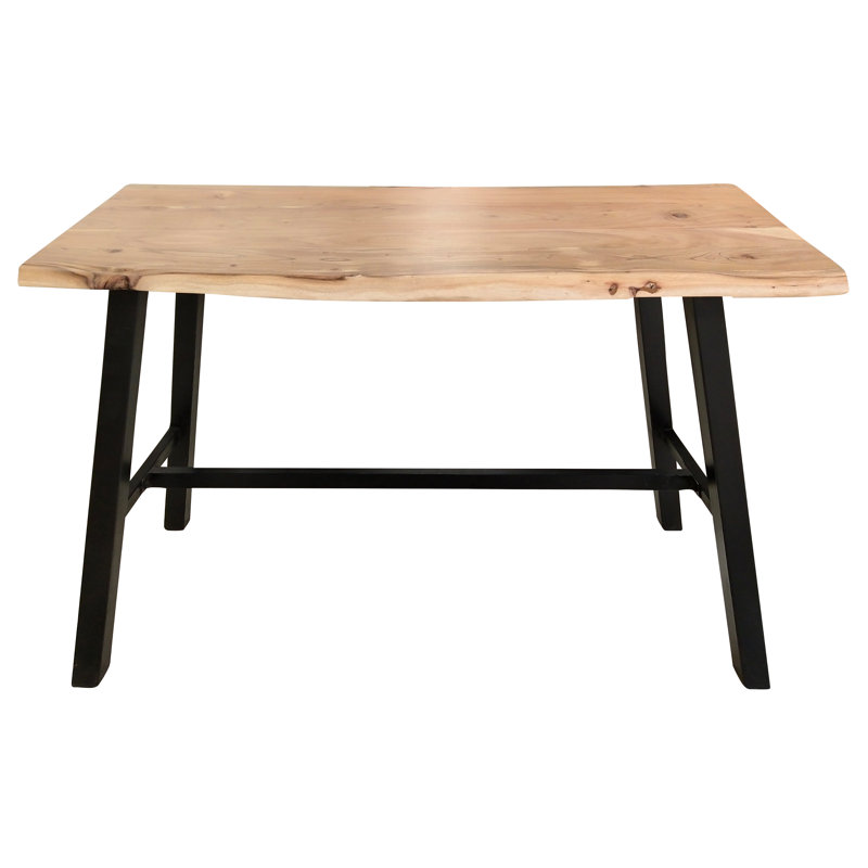 Mabel 124.5cm Solid Wood Top Console Table