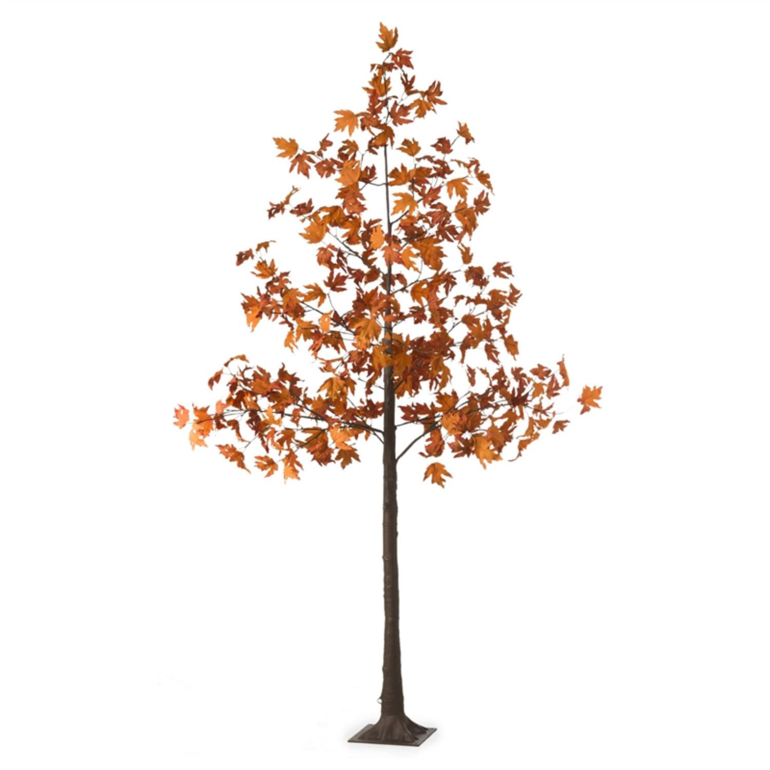 Pre-Lit Maple Tree with Base Included, 96" H x 66" W x 66" D