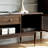 American style black walnut TV stand