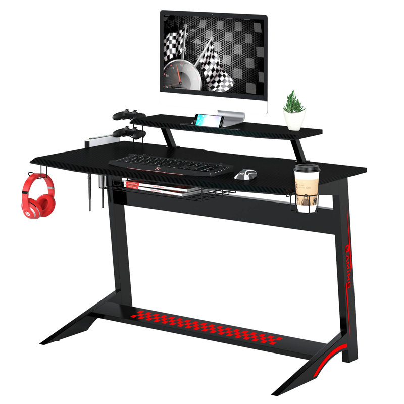 Metal Base Computer Desk