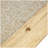 Chrysoula Mango Wood Handmade Whitewashed Storage Scroll Decorative Brown Box with Gold Accents Set