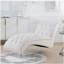 Chaise longue sans accoudoirs touffetée
